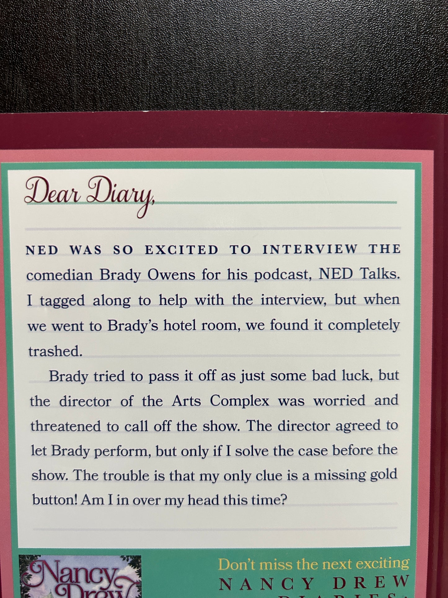 Nancy Drew Diaries: Famous Mistakes