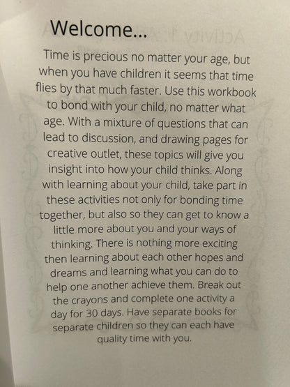 Time Is Precious: An Adult and Child Workbook